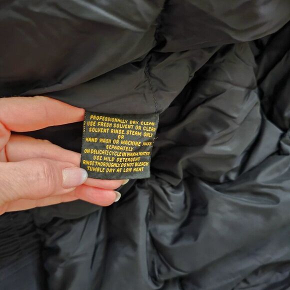 Rare 90s Vintage Eddie Bauer Cropped Goose Down Ski Coat Size Medium - Picture 11 of 11